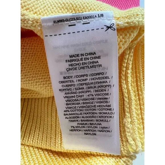 Ralph Lauren Women's Dip-Dyed Short Sleeve Jersey Dress Sz M - Picture 4 of 12